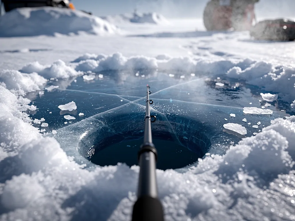 Arctic Fishing Simulation View