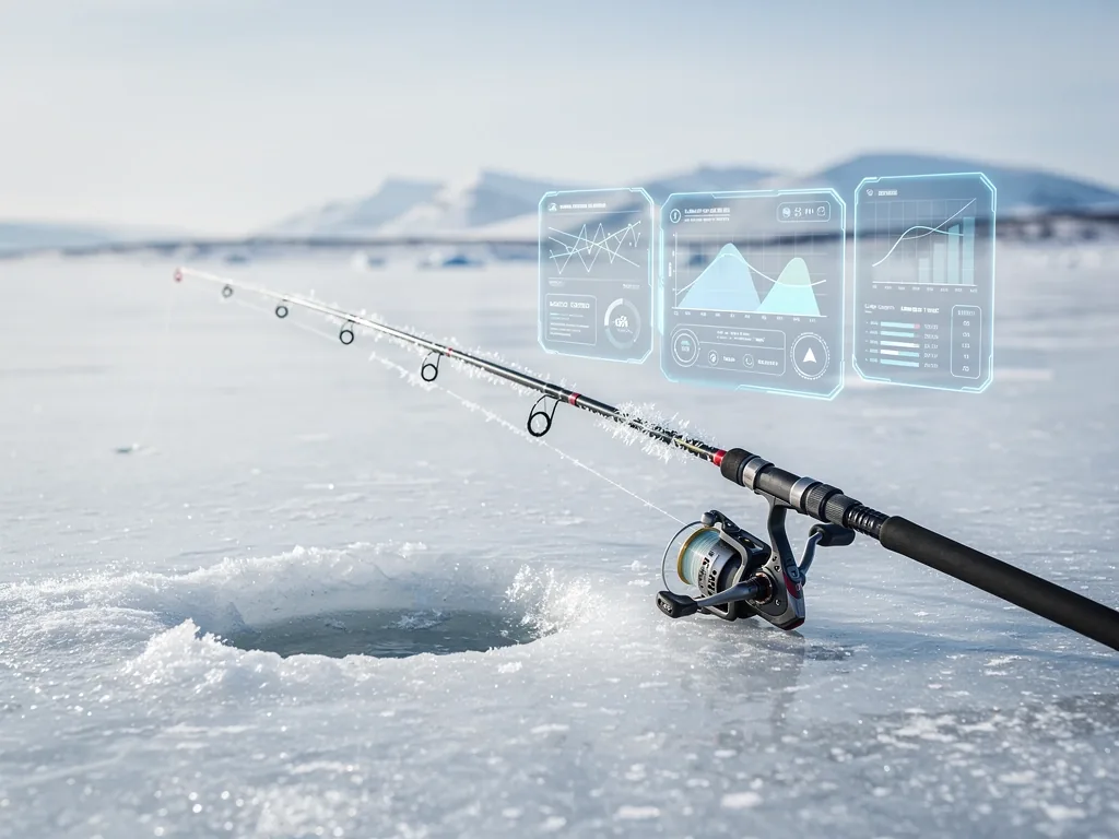 Arctic fishing gear simulation