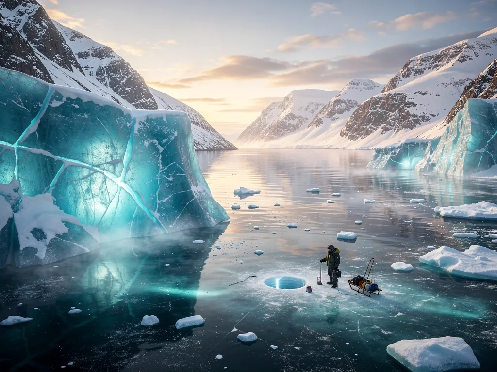 Deep Fjord Saltwater Ice